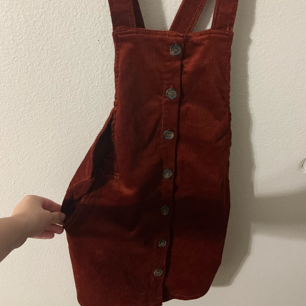 Red Corduroy Dress
